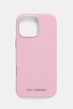 Чохол на телефон Karl Lagerfeld iPhone 16 Pro Max для телефону рожевий KLHMP16XPSAFWMCP