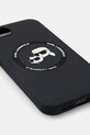 Karl Lagerfeld husă pentru telefon iPhone 16e KLHMPSE4SKCHTCK negru AA00