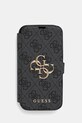 Чохол на телефон Guess iPhone 16 6.1" для телефону чорний GUBKP16S4GMGGR