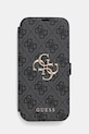 Θήκη κινητού Guess iPhone 16 Pro Max 6.9" απλικέ μαύρο GUBKP16X4GMGGR