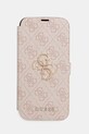 Puzdro na mobil Guess iPhone 16 Pro Max 6.9" na mobil ružová GUBKP16X4GMGPI