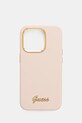 Чехол на телефон Guess iPhone 15 Pro 6.1" для телефона розовый GUHCP15LSMBSLP