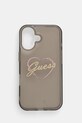 Чохол на телефон Guess iPhone 16 6.1" для телефону чорний GUHCP16SHCHGSPK