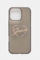 Кейс за телефон Guess iPhone 16 Pro Max 6.9" за телефон прозрачен GUHCP16XHCHGSPK