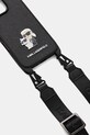 Karl Lagerfeld telefon tok iPhone 16 Pro 6.3" KLHCP16LSAKCPBK fekete AA00