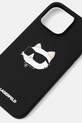 Karl Lagerfeld husă pentru telefon iPhone 16 Pro Max 6.9" KLHMP16XSCHPPLK negru AA00