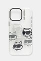 Karl Lagerfeld etui na telefon iPhone 16 Pro Max na telefon transparentny KLHCP16XHMCHKCT