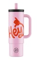 24bottles kubek termiczny Straw 800ml Blue różowy Straw.800.Hey
