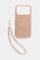 Guess etui na telefon iPhone 17 Pro na telefon różowy GUHMP17LHCPOFPP