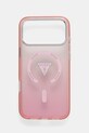 Guess etui na telefon iPhone 17 Pro Max na telefon różowy GUHMP17XHGTMLCGP