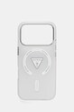 Guess etui na telefon iPhone 17 Pro na telefon transparentny GUHMP17LHGTMLCGT