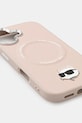 Karl Lagerfeld etui na telefon iPhone 17 KLHMP17SPSMLRCHP różowy AA00