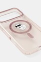 Karl Lagerfeld etui na telefon iPhone 17 Pro Max KLHMP17XHFCCNOP różowy AA00