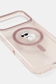 Karl Lagerfeld etui na telefon iPhone 17 Pro Max KLHMP17XHFCCNOP różowy AA00