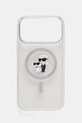 Karl Lagerfeld etui na telefon iPhone 17 Pro Max na telefon srebrny KLHMP17XHGKCNOT