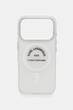 Karl Lagerfeld etui na telefon iPhone 17 Pro na tablet transparentny KLHMP17LHKRSGPT