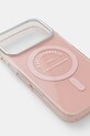 Karl Lagerfeld etui na telefon iPhone 17 Pro KLHMP17LHKRSGPP różowy AA00