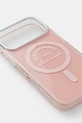 Karl Lagerfeld etui na telefon iPhone 17 Pro KLHMP17LHKRSGPP różowy AA00