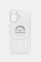 Karl Lagerfeld etui na telefon iPhone 17 na telefon transparentny KLHMP17SHKRSGPT