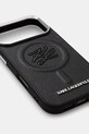 Karl Lagerfeld etui na telefon iPhone 17 Pro KLHMP17LPGFKLRDK czarny AA00