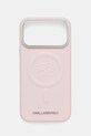 Karl Lagerfeld etui na telefon iPhone 17 Pro Max na telefon różowy KLHMP17XPGFKLRDP
