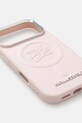 Karl Lagerfeld etui na telefon iPhone 17 Pro KLHMP17LPGFKLRDP różowy AA00