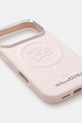 Karl Lagerfeld husă pentru telefon iPhone 17 Pro KLHMP17LPGFKLRDP roz AA00