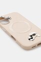 Karl Lagerfeld husă pentru telefon iPhone 17 KLHMP17SPSMLRKCE bej AA00