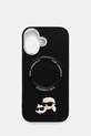 Karl Lagerfeld etui na telefon iPhone 17 aplikacja czarny KLHMP17SPSMLRKCK