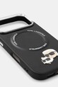 Karl Lagerfeld etui na telefon iPhone 17 Pro KLHMP17LPSMLRKCK czarny AA00