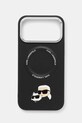 Karl Lagerfeld etui na telefon iPhone 17 Pro Max na telefon czarny KLHMP17XPSMLRKCK