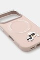 Karl Lagerfeld etui na telefon iPhone 17 Pro KLHMP17LPSMLRKCP różowy AA00