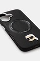 Karl Lagerfeld etui na telefon iPhone 17 KLHMP17SPSMLRKLK czarny AA00