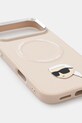 Karl Lagerfeld etui na telefon iPhone 17 Pro Max KLHMP17XPSMLRKLE beżowy AA00