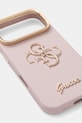 Guess etui na telefon iPhone 17 Pro GUHCP17LPCS4GSP różowy AA00