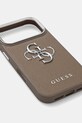 Guess etui na telefon iPhone 17 Pro GUHCP17LPG4SMCEW brązowy AA00