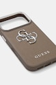 Guess etui na telefon iPhone 17 Pro GUHCP17LPG4SMCEW brązowy AA00
