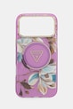 Guess etui na telefon iPhone 17 Pro Max na telefon fioletowy GUHMP17XHFLPEDU