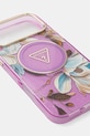 Guess etui na telefon iPhone 17 Pro Max GUHMP17XHFLPEDU fioletowy AA00