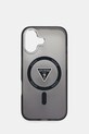 Guess etui na telefon iPhone 17 na telefon czarny GUHMP17SHGTMLCGK