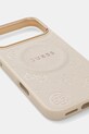 Guess etui na telefon iPhone 17 Pro Max GUHMP17XPSAMSECE beżowy AA00