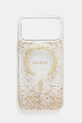 Guess etui na telefon iPhone 17 Pro Max na telefon złoty GUHMP17XRGRGED