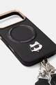 Karl Lagerfeld etui na telefon iPhone 17 Pro KLHMP17LPCRLRCHK czarny AA00