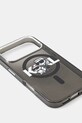 Karl Lagerfeld etui na telefon iPhone 17 Pro KLHMP17LHGKCGKBK czarny AA00