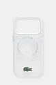 Lacoste etui na telefon iPhone 17 Pro na telefon transparentny LCHMP17LUGTEH