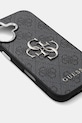 Guess etui na telefon iPhone 17 GUHCP17SP4G4SMCK czarny AA00