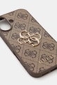 Guess etui na telefon iPhone 17 GUHCP17S4GMGBR brązowy AA00