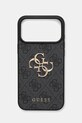 Guess etui na telefon iPhone 17 Pro Max na telefon szary GUHCP17X4GMGGR