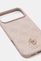 Guess etui na telefon iPhone 17 Pro Max GUHMP17XP4SM4MP różowy AA00