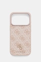 Guess etui na telefon iPhone 17 Pro na telefon różowy GUHMP17LP4SM4MP
